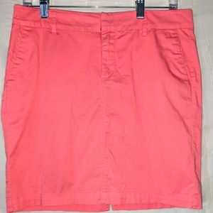 Kut from the Kloth, Coral Pink, Rosie Petite Pencil Skirt, Women's 6p